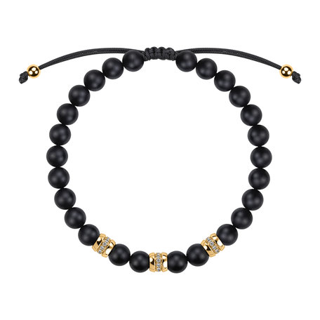 Náramok s diamantmi a achátmi Stillstorm