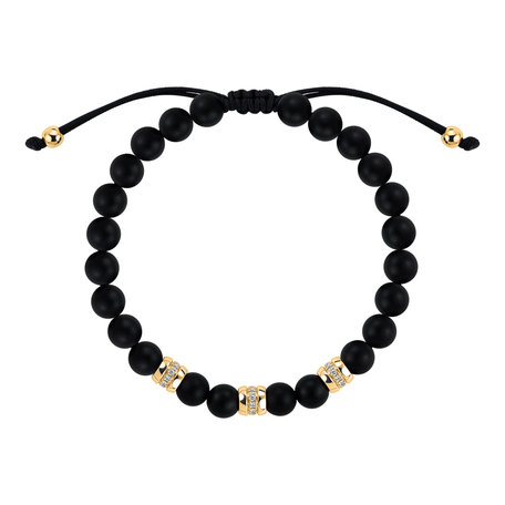 Náramok s diamantmi a achátmi Stillstorm