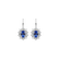 Náušnice s diamantmi a tanzanitom Moon Witchery2