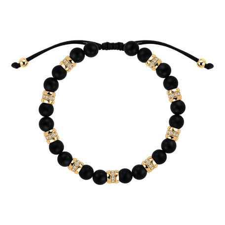 Náramok s diamantmi a achátmi Noctrelis