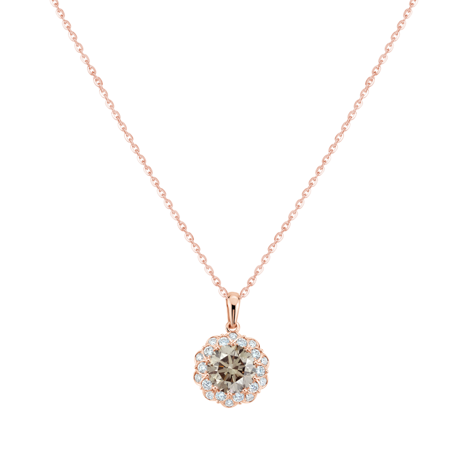 Náhrdelník s diamantmi Princess Bloom
