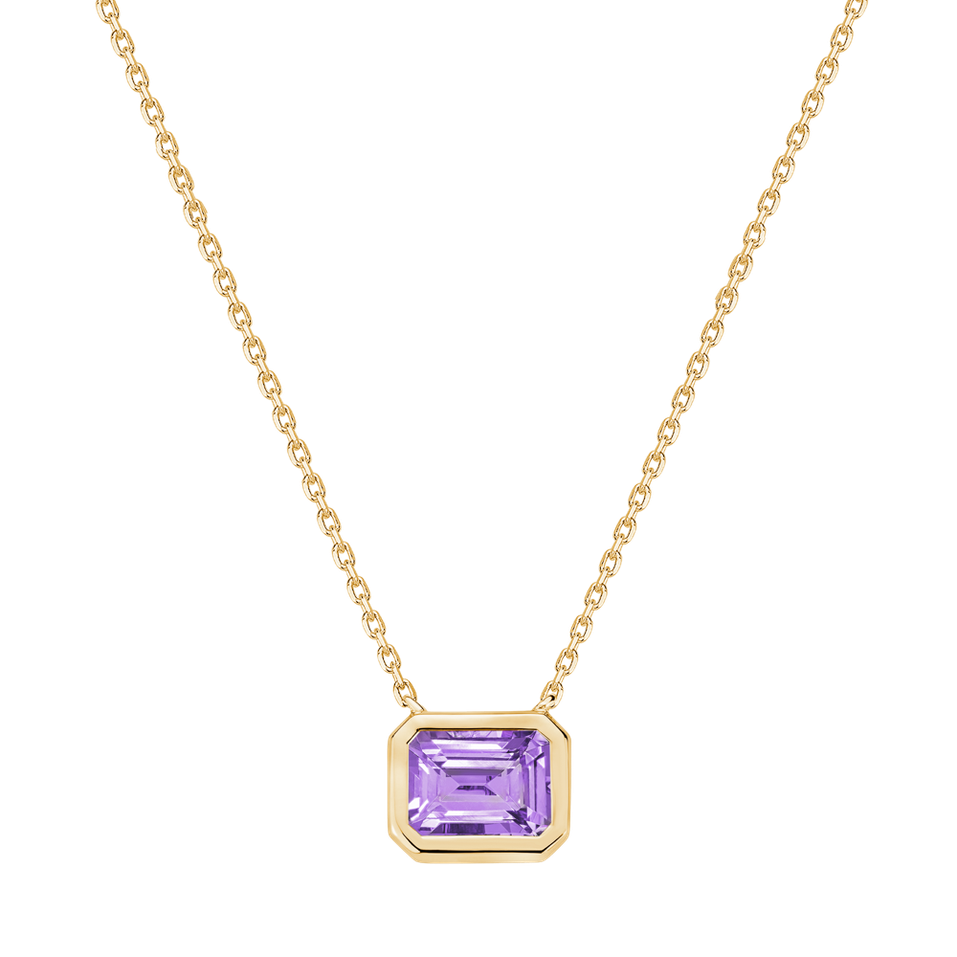 Náhrdelník s ametystom Aurum Breeze