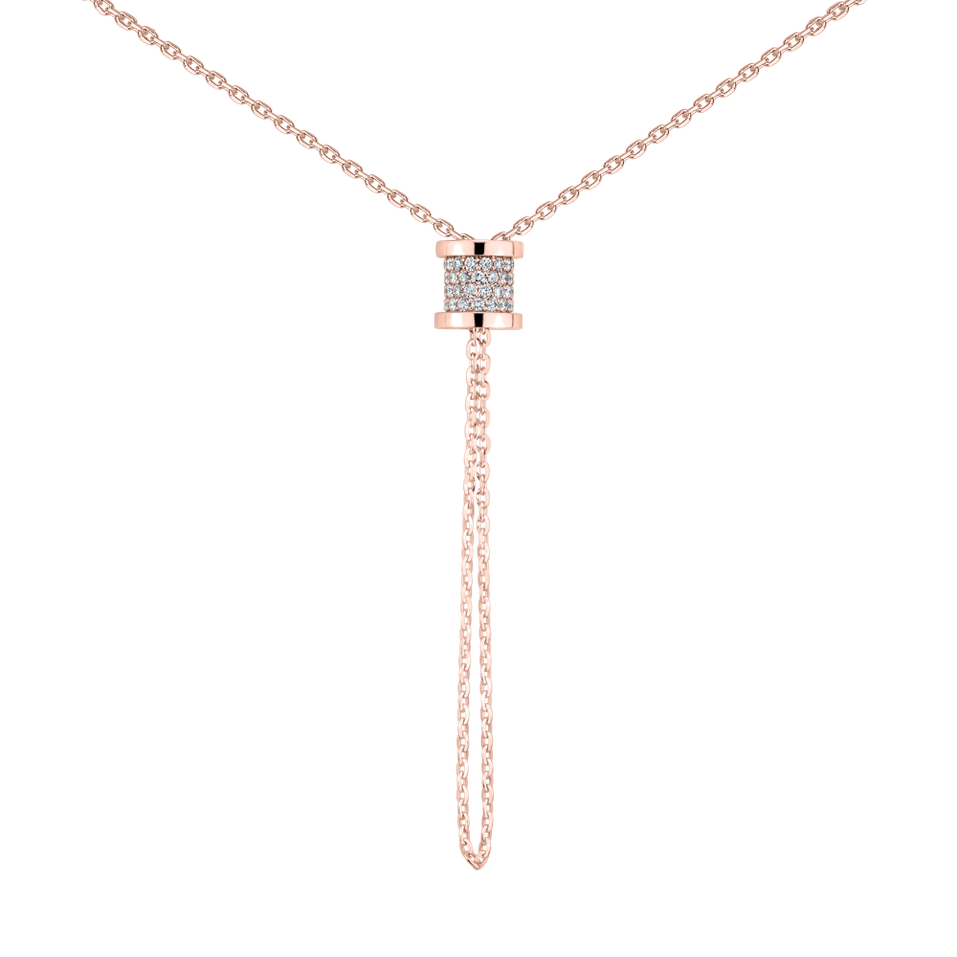 Náhrdelník s diamantmi Timeless Spiral