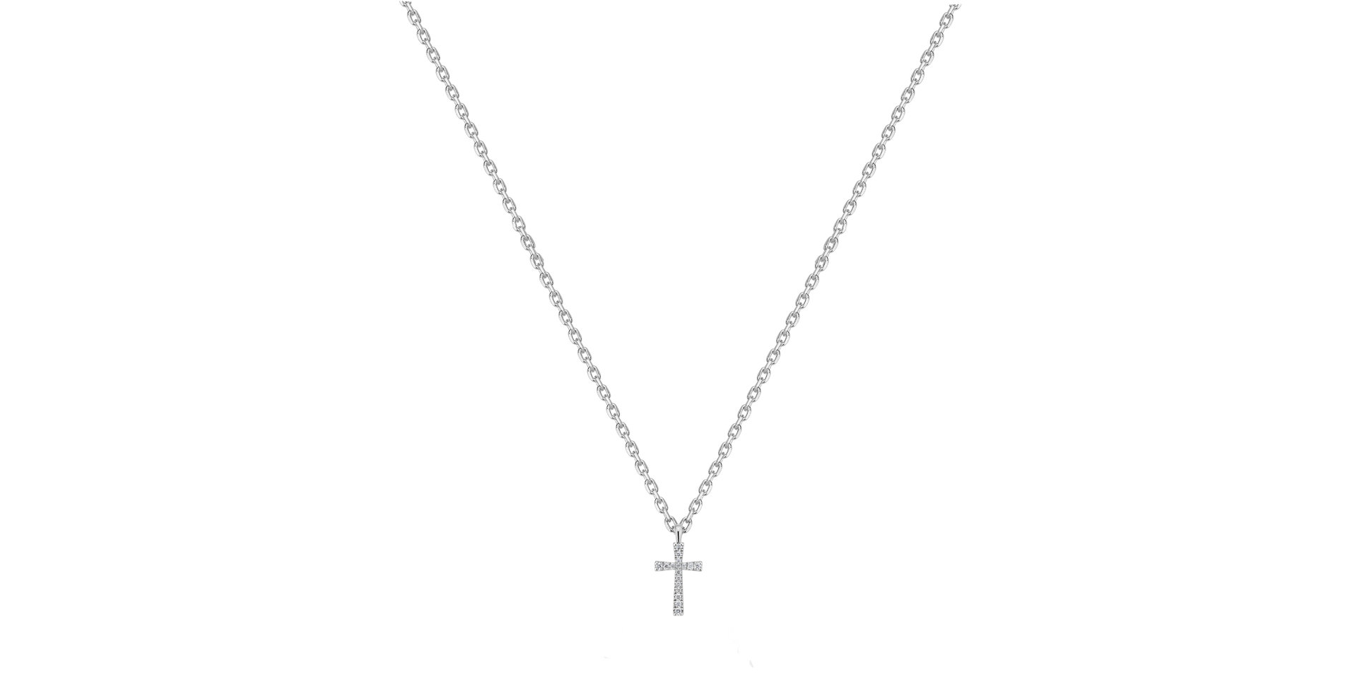 Náhrdelník s diamantmi Shimmer of Faith