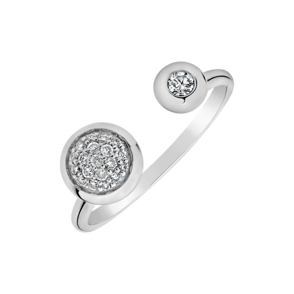Prsteň s diamantmi Fisia
