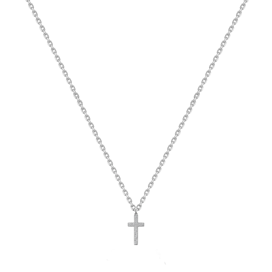 Náhrdelník s diamantmi Cross