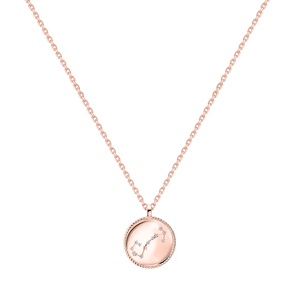 Náhrdelník s diamantmi Zodiac Sign Scorpio