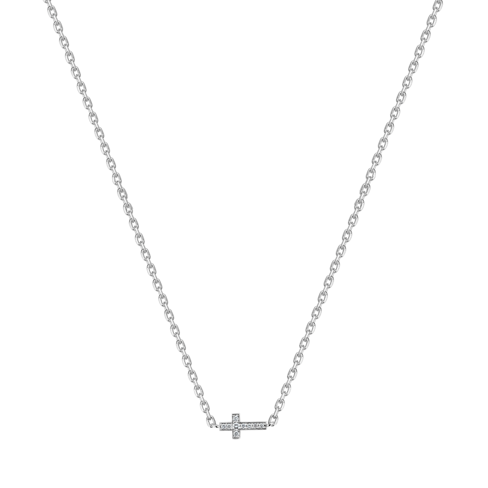 Náhrdelník s diamantmi Cross