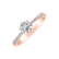 Prsteň s diamantmi Classic Dew2