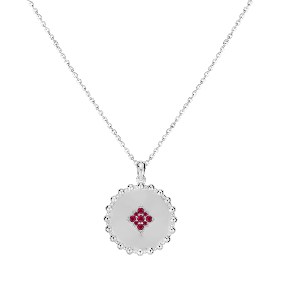 Náhrdelník s rubínmi Piece of Sun