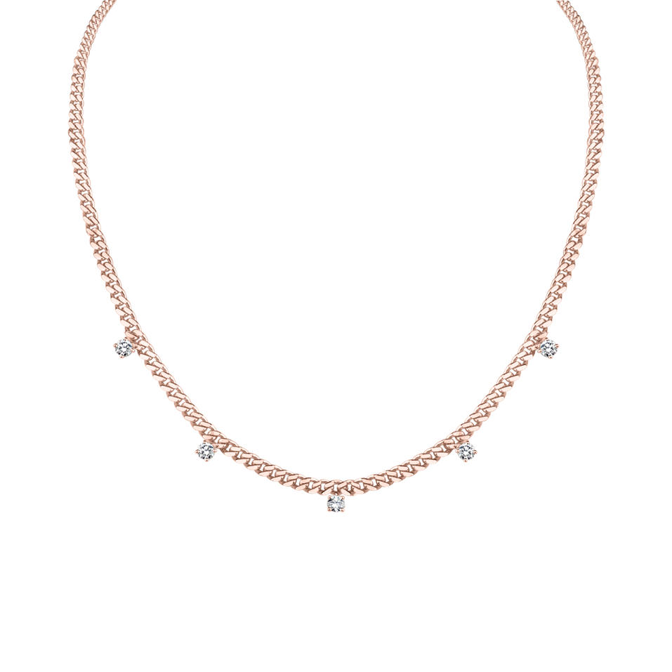 Náhrdelník s diamantmi Weight of Wealth