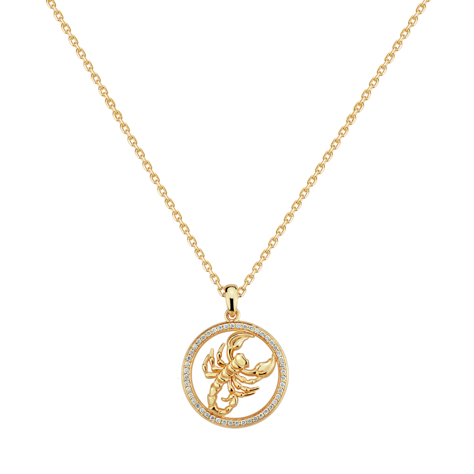 Náhrdelník s diamantmi Starlit Zodiac Scorpio