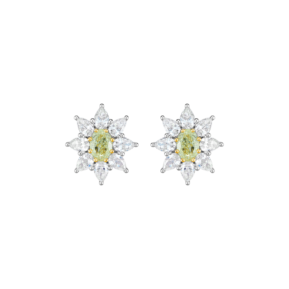 Náušnice s diamantmi Queen of Rays