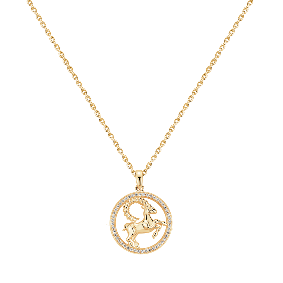 Náhdelník s diamantmi Starlit Zodiac Capricorn