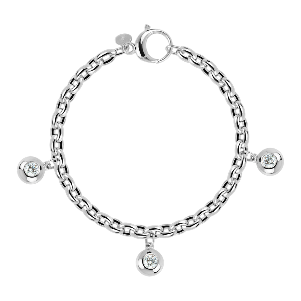 Náramok s diamantmi The Bold Gem