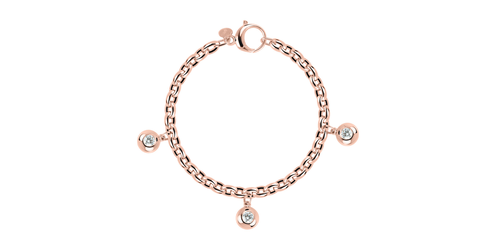 Náramok s diamantmi The Bold Gem