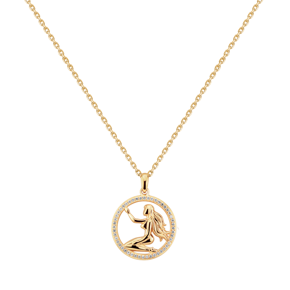 Náhrdelník s diamantmi Starlit Zodiac Virgo