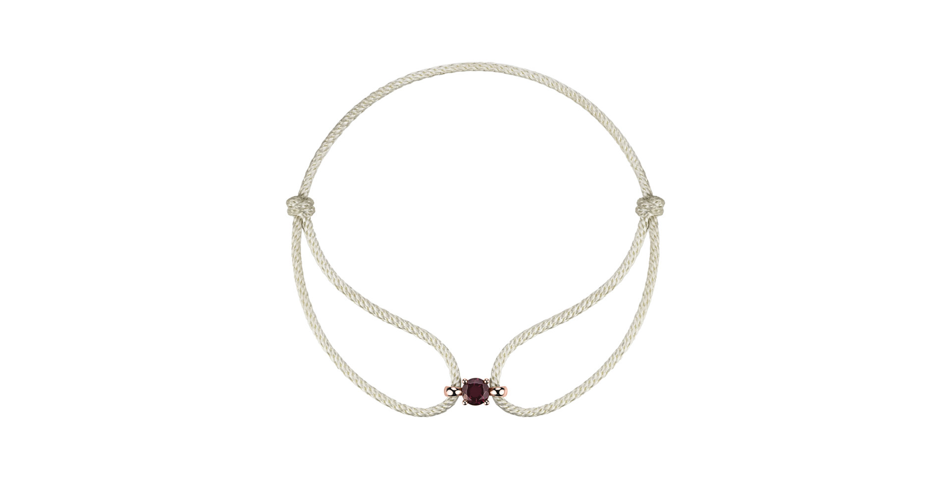 Náramok s rhodolitom Delilah