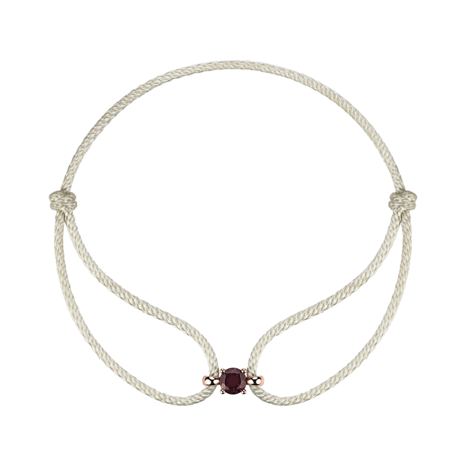 Náramok s rhodolitom Delilah