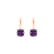 Náušnice s ametystom Araminta2