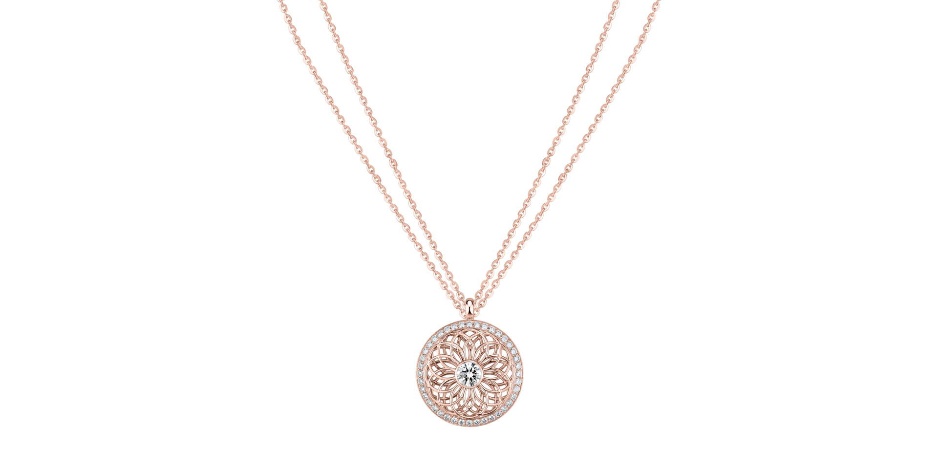 Náhrdelník s diamantmi Heart of Star