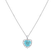 Náhrdelník s diamantmi a paraibou Heart of the Wave2