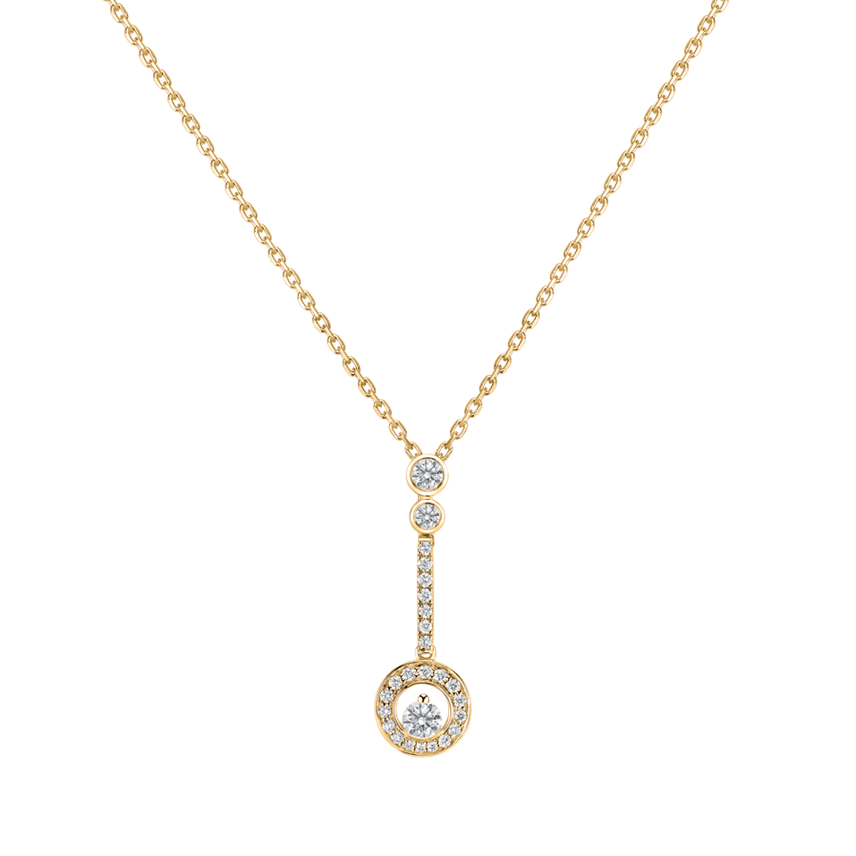 Náhrdelník s diamantmi Diamond Touch