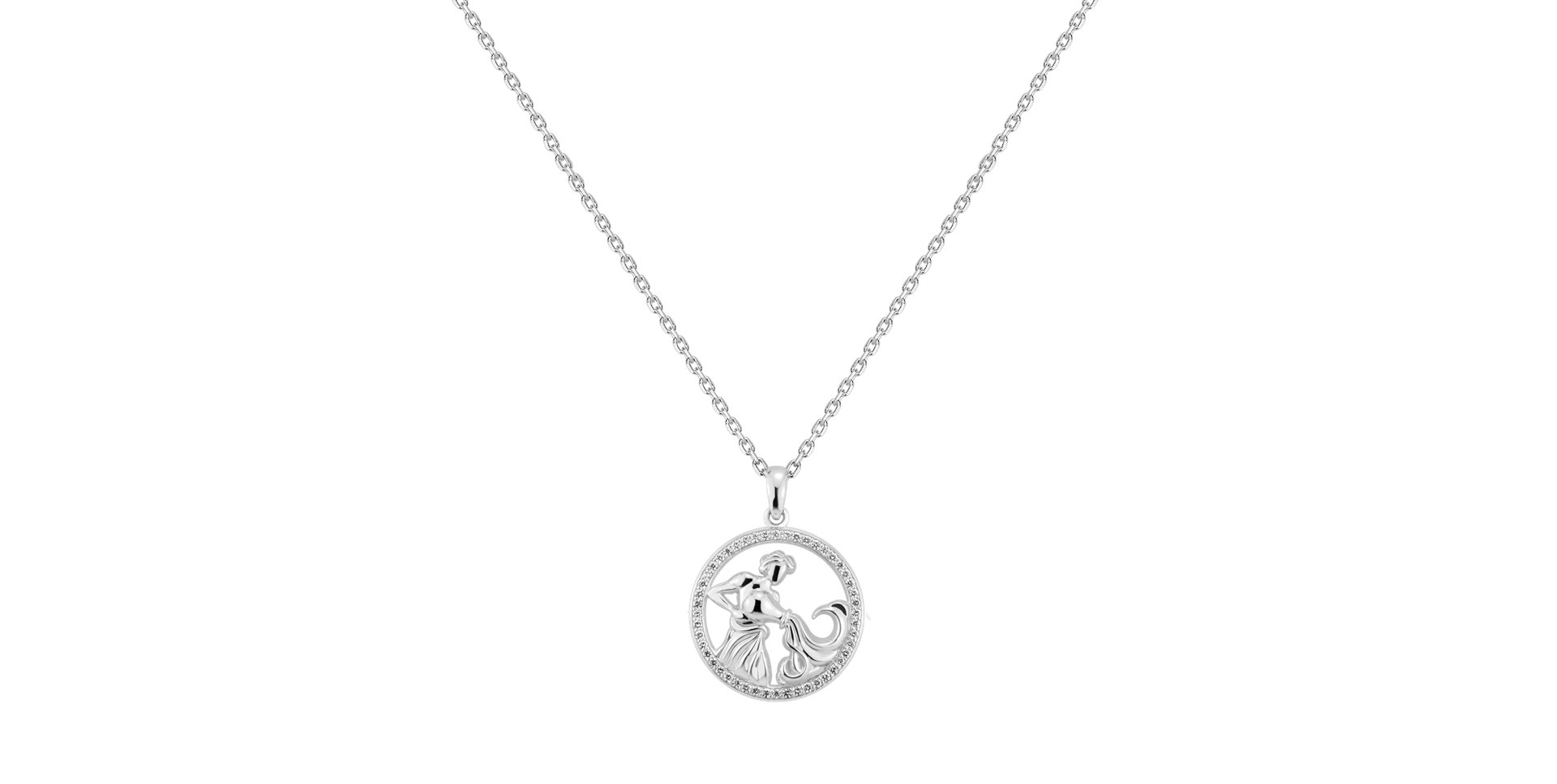 Náhrdelník s diamantmi Starlit Zodiac Aquarius