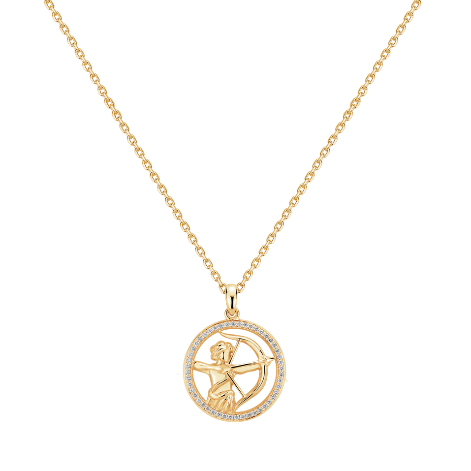 Náhrdelník s diamantmi Starlit Zodiac Sagittarius