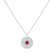 Náhrdelník s diamantmi a rubínom Heart of Star2