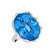 Prsteň s diamantmi a topásom Ice Blossom2