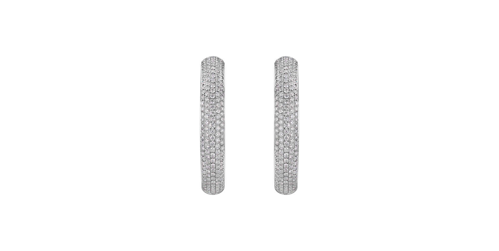 Náušnice s diamantmi Solid Luxury