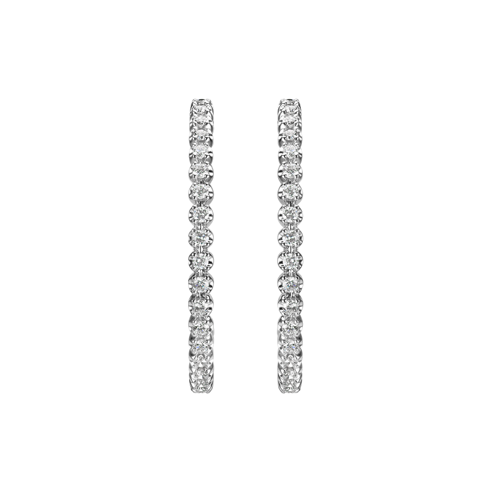 Náušnice s diamantmi Diamonds Eye