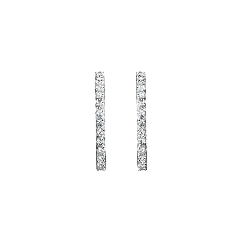 Náušnice s diamantmi Adorable Moonlight