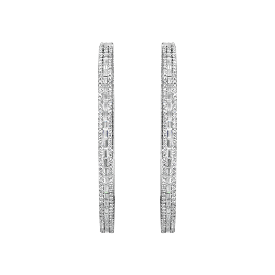 Náušnice s diamantmi Royal Line