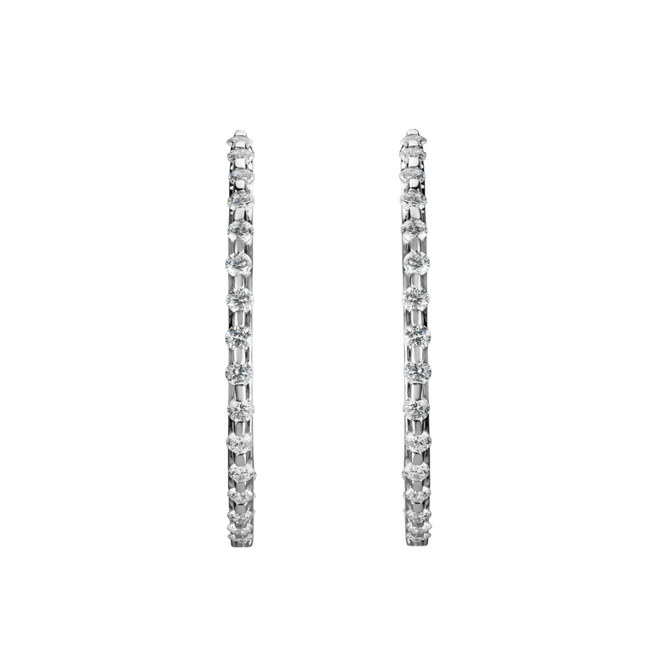 Náušnice s diamantmi Moonlight Eminence