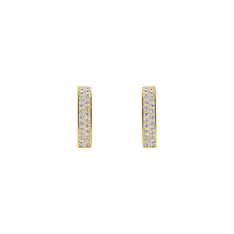 Náušnice s diamantmi Stars Absorption