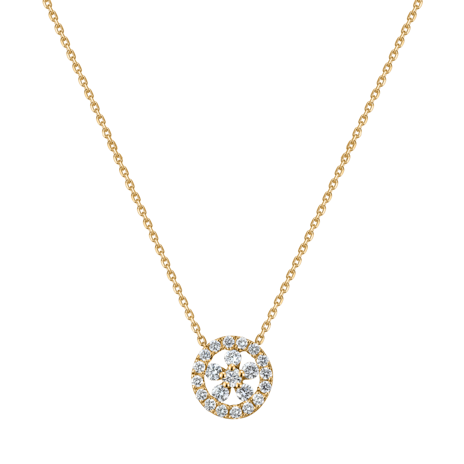 Prívesok s diamantmi Bright Sun