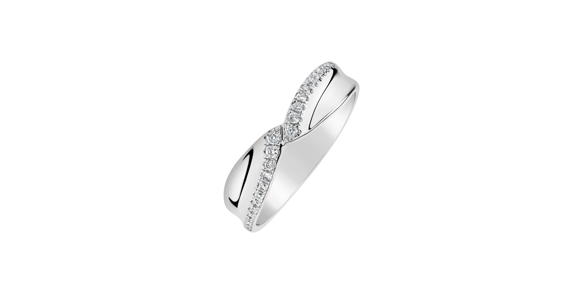 Prsteň s diamantmi Eternal Embrace