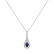 Náhrdelník so zafírom a diamantmi Tear Core1