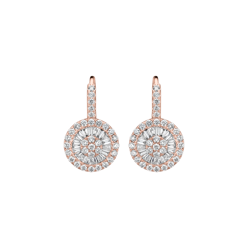 Náušnice s diamantmi Sunlight