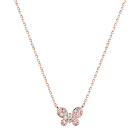 Náhrdelník s diamantmi Lucky Shine