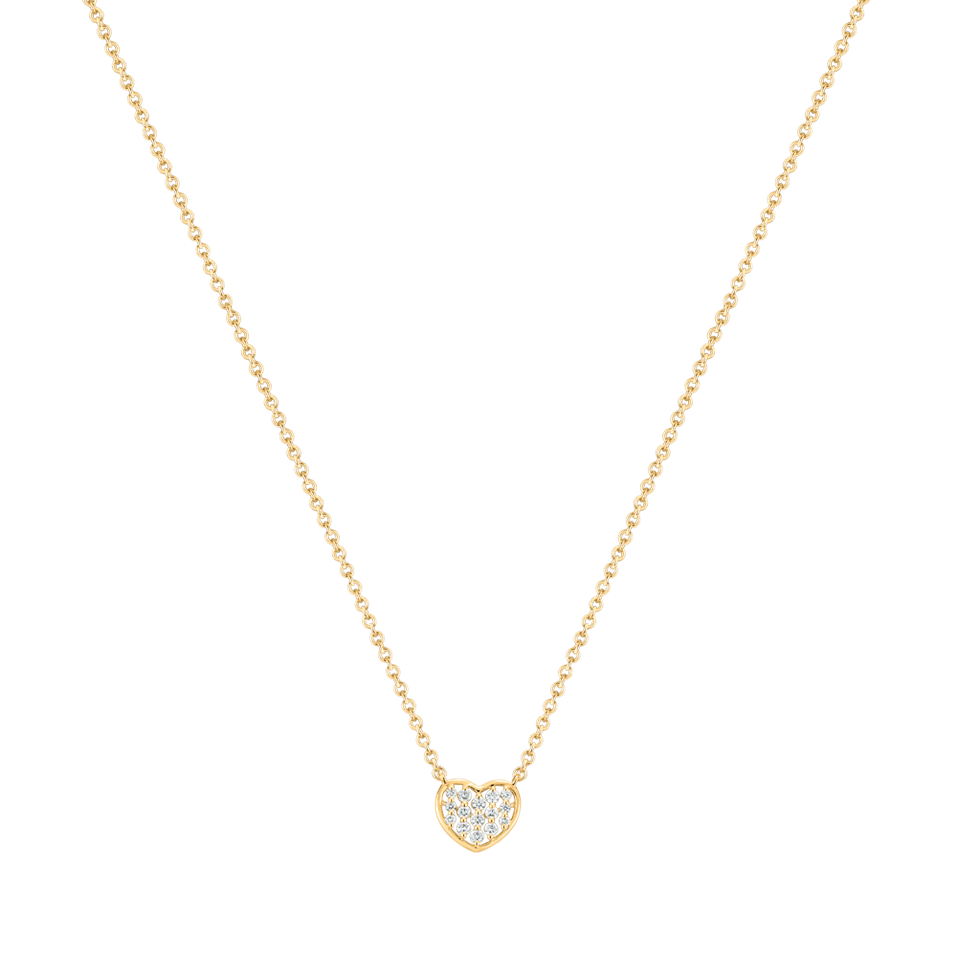 Náhrdelník s diamantmi Fairytale Message