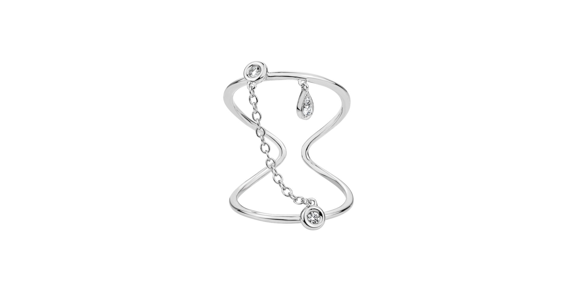 Prsteň s diamantmi Giles