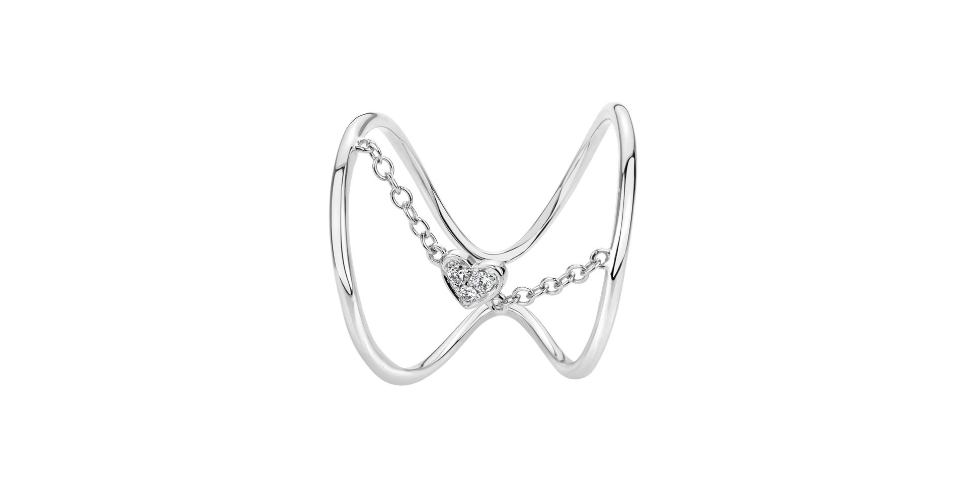 Prsteň s diamantmi Ashford