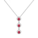 Náhrdelník s diamantmi a rubínmi Gem Harmony2