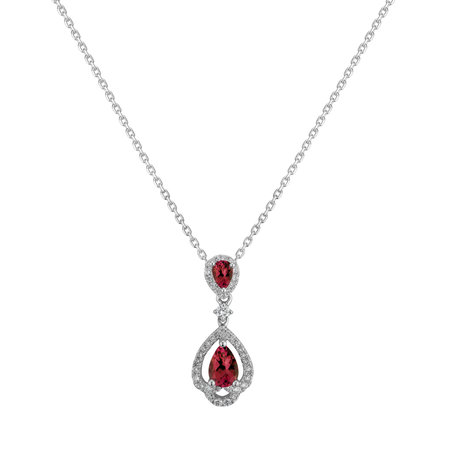 Přívěsok s rubínmi a diamantmi Royal Delight