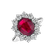Prsteň s rubínom a diamantmi Sky Goddess2