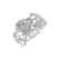 Prsteň s diamantmi Mysterious Rose2