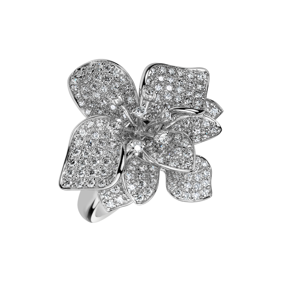 Prsteň s diamantmi Royal Lily